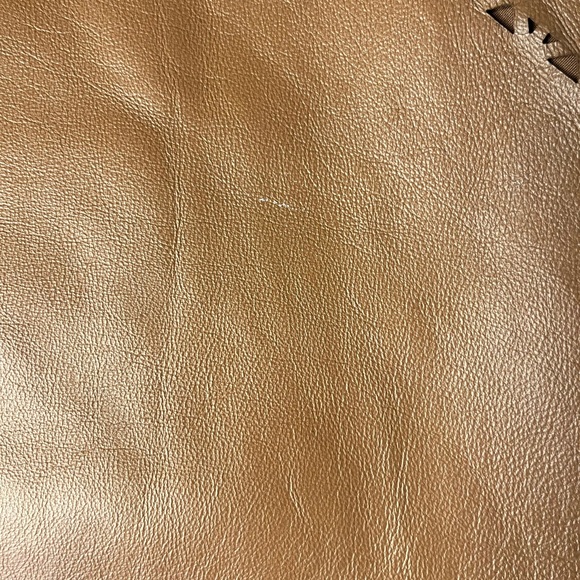 White House Black Market‎ Leather Skirt Size 4 Laser Cut Artisan Boho Western - Picture 4 of 12